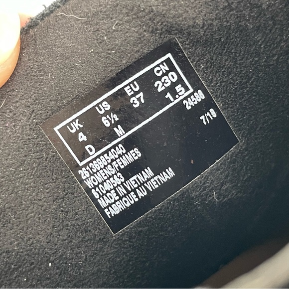 Clarks Womens Unstructured Ankle Boots Black Leather Block Heel 6.5M - Picture 9 of 10